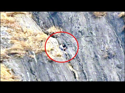 This Drone Made A Terrifying Discovery After Spotting This High Up On A Mountain