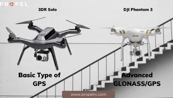 3DR Solo vs DJI Phantom 3 GPS