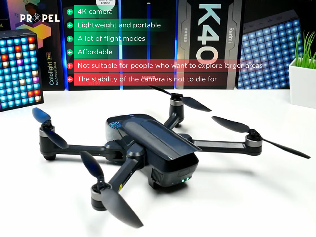 HS710 Ultralight 4K GPS Drone Caméra drone