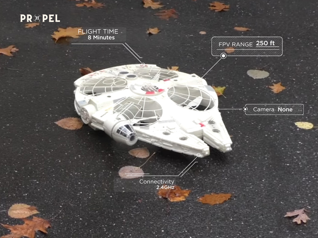 Los mejores mini drones: Air Hogs Star Wars Halcón Milenario XL