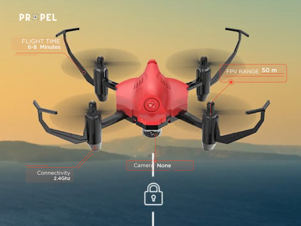 Drone de batalla HS177 RC Quadcopter