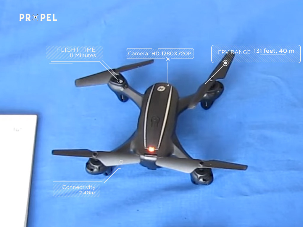 Mini dron HS340 con cámara 720P