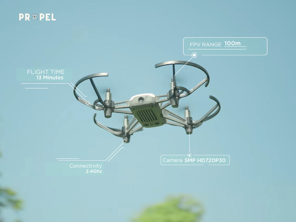 Los mejores drones de menos de 250 gramos: Ryze Tello