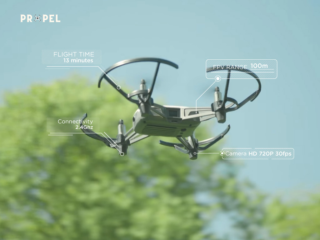Los mejores mini drones: Ryze Tello