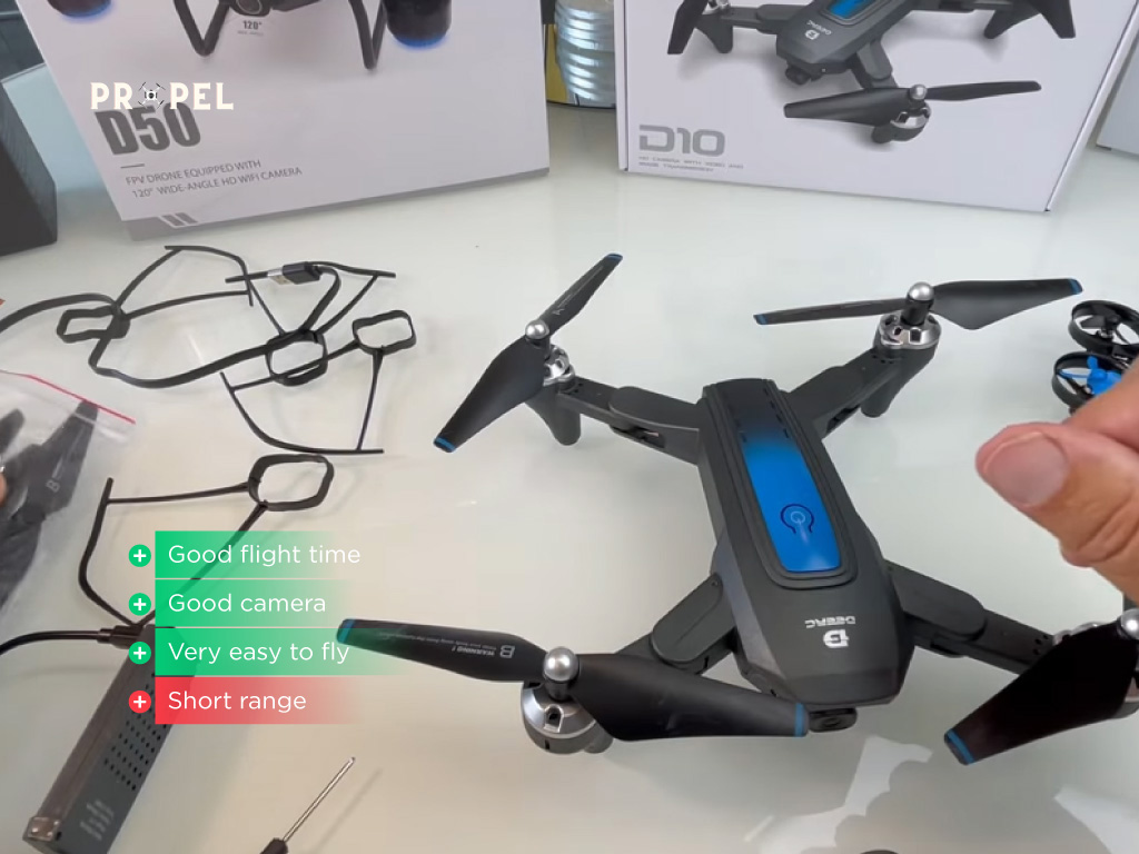 Deerc d50 drone shop review