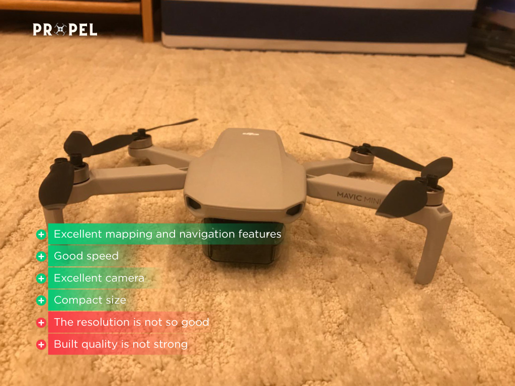 Les meilleurs drones de moins de 250 grammes : DJI Mavic Mini