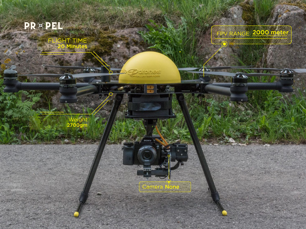 Robot di rilevamento MULTIROTOR-G4