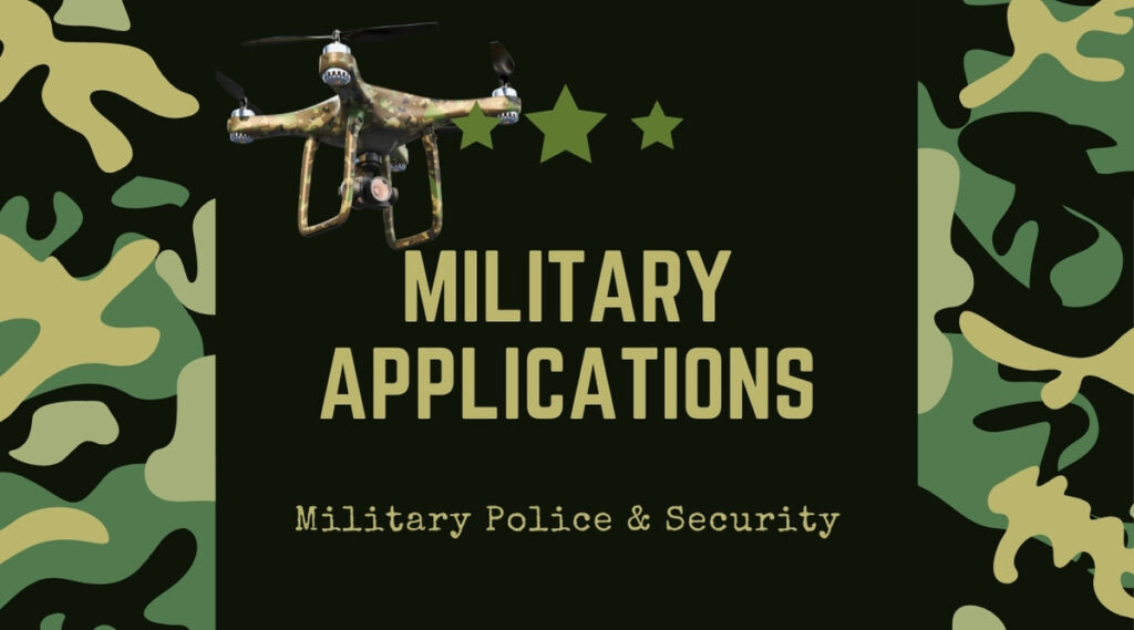 Drone d'application militaire
