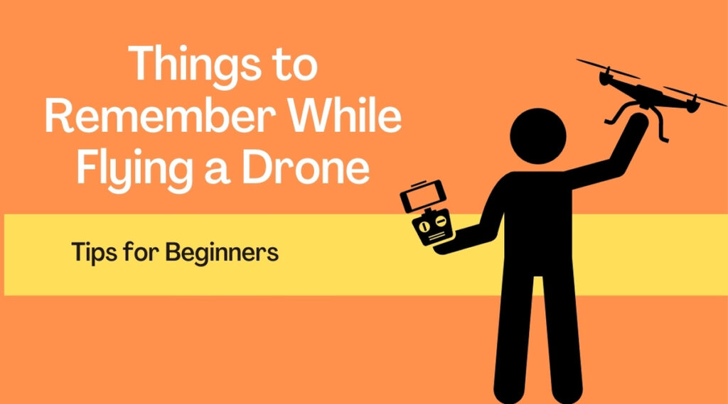 Coisas para lembrar ao pilotar um drone