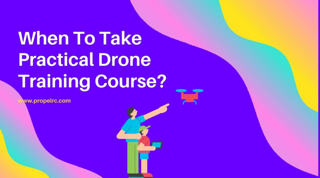 Quando fazer o curso prático de treinamento em drones?