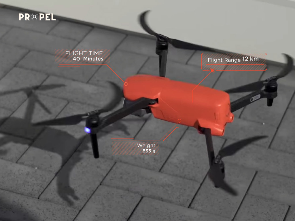 Лучшие бесшумные дроны: Autel Robotics EVO Lite+