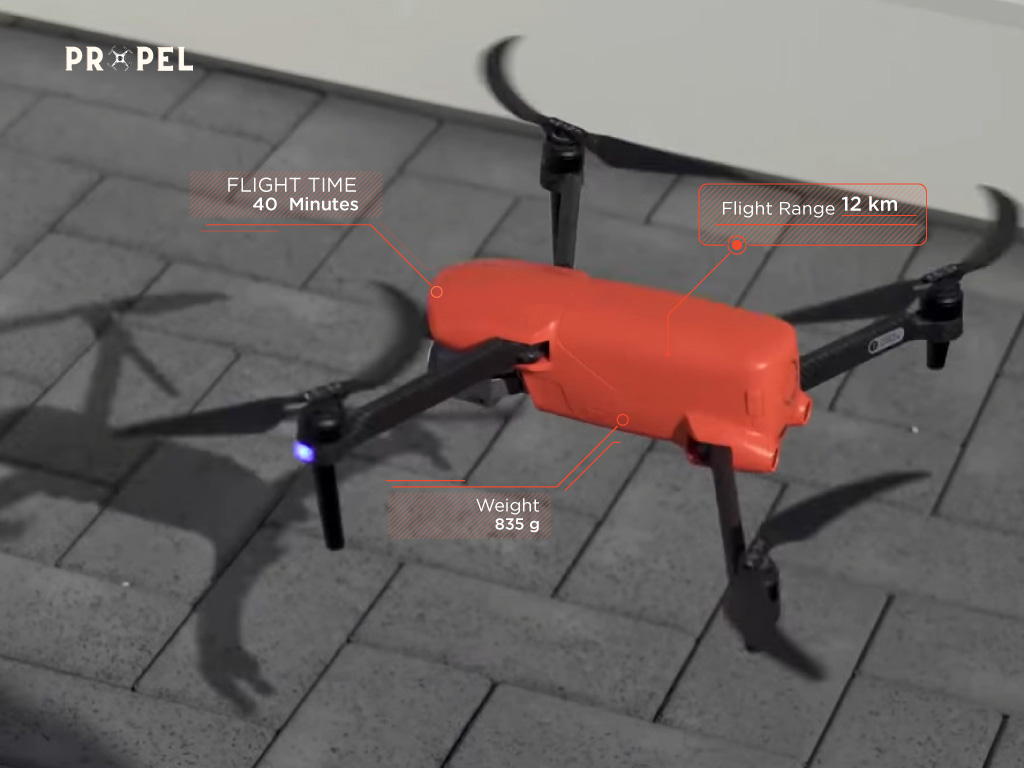 Los mejores drones silenciosos: autel Robotics EVO Lite+