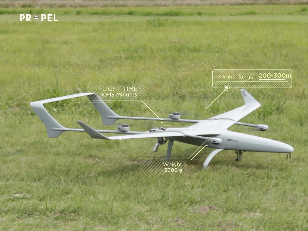 Fixed wing drone