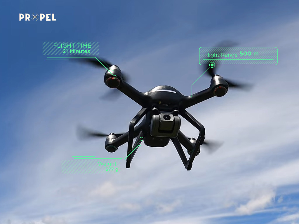 Melhores drones abaixo de $300: Holy Stone HS700E
