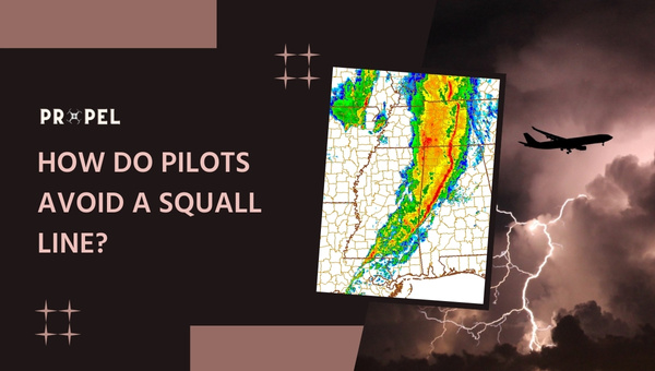 How Do Pilots Avoid a Squall Line?