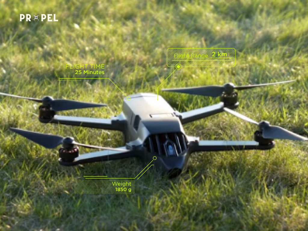 Drones pour applications agricoles