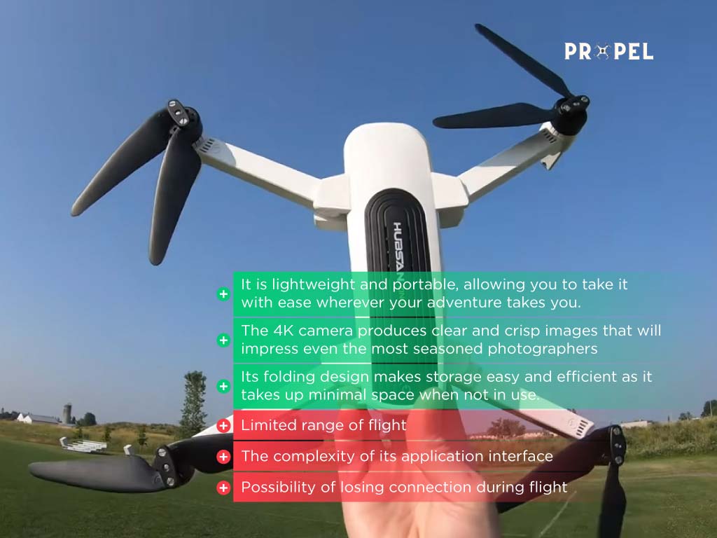 Pro e contro del drone Hubsan Zino