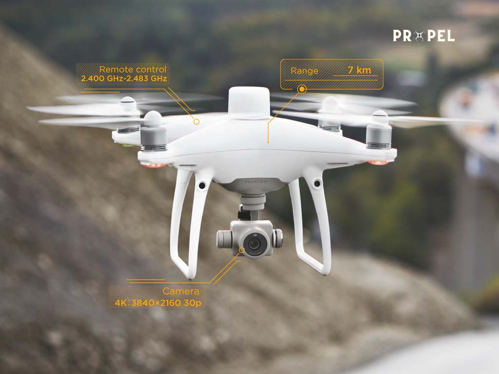 DJI-Phantom-4-RTK-Spécifications