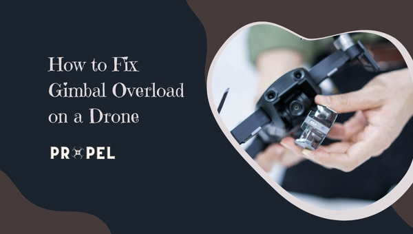 Como corrigir a sobrecarga do motor Gimbal em um drone?