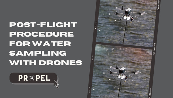 Post-flight Procedure for Water Sampling with Drones