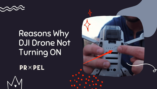 Razões pelas quais o DJI Drone não liga