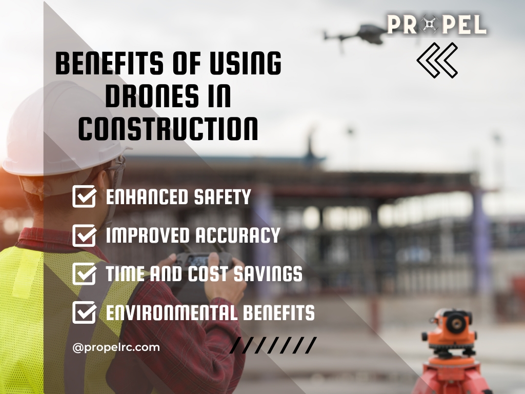 Avantages de l'utilisation de drones dans la construction