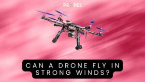 Un drone può volare con il vento forte?