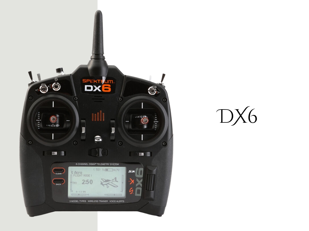 Transmisor Spektrum DX6 de 6 canales