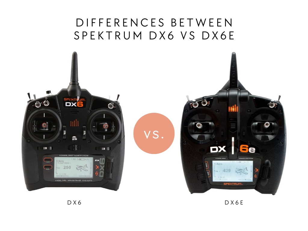 Diferencias entre Spektrum DX6 y DX6e