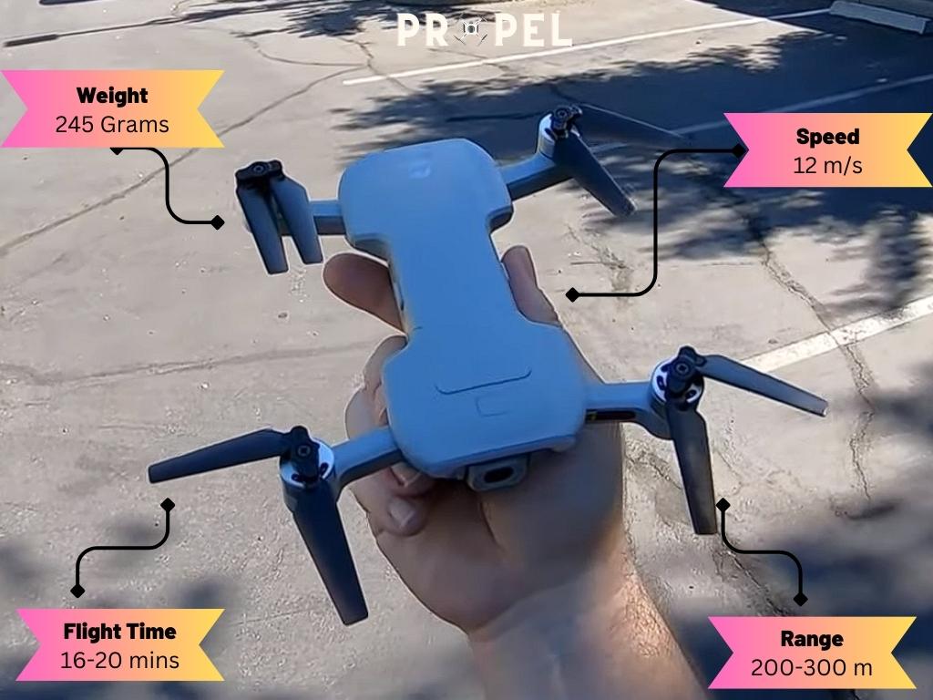 I migliori droni sotto i 250 grammi: Pietra Santa HS510