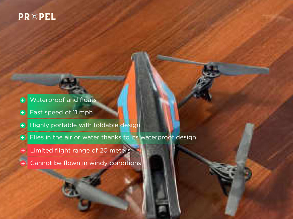 Meilleurs drones perroquets : Parrot AR Drone 2.0