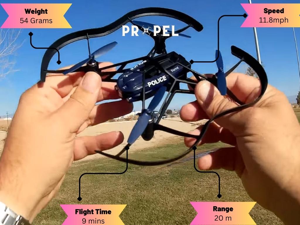 Meilleurs drones perroquets : Parrot Airborne Night Drone