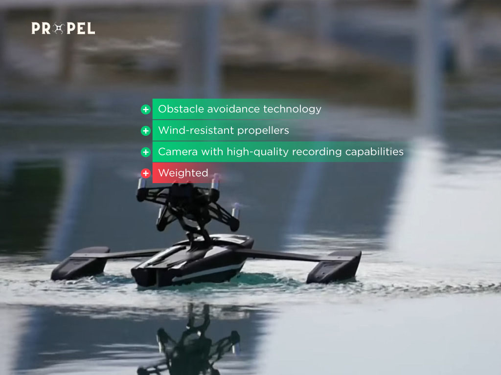 Melhores drones de papagaios: Parrot Hydrofoil