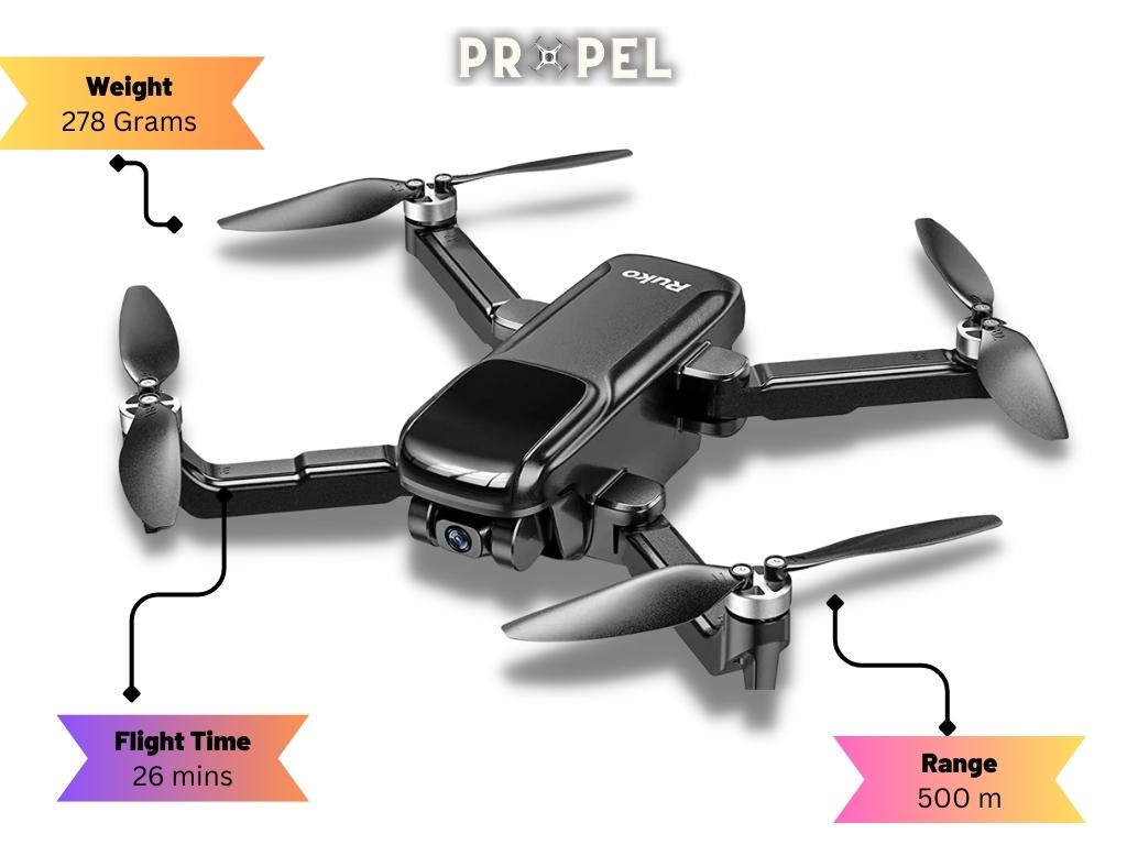 Meilleurs drones sous $300 : Ruko U11 Pro