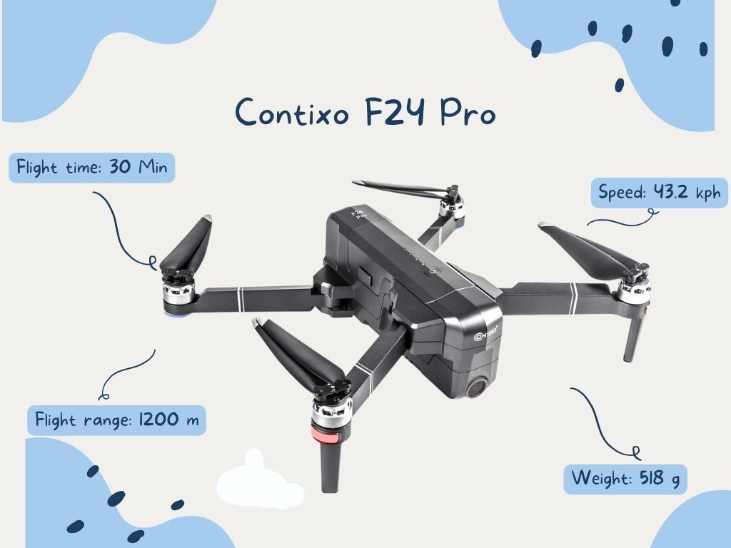 Melhores drones abaixo de $300: Contixo F24 Pro