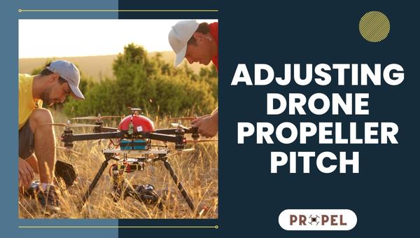 Anpassen der Propellerneigung der Drohne 