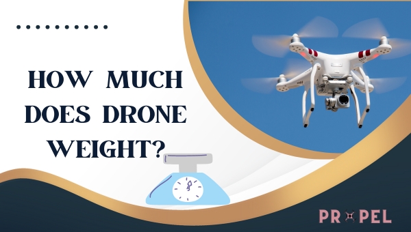 Wie viel wiegt eine Drohne?