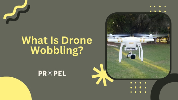 O que é o drone balançando?