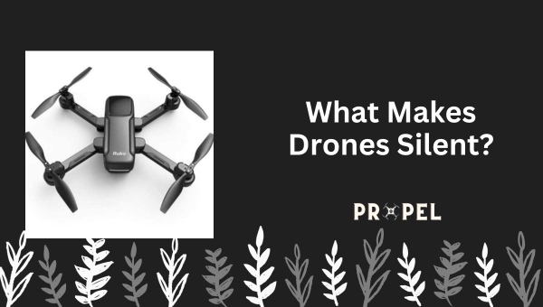 ¿Qué hace que los drones sean silenciosos?