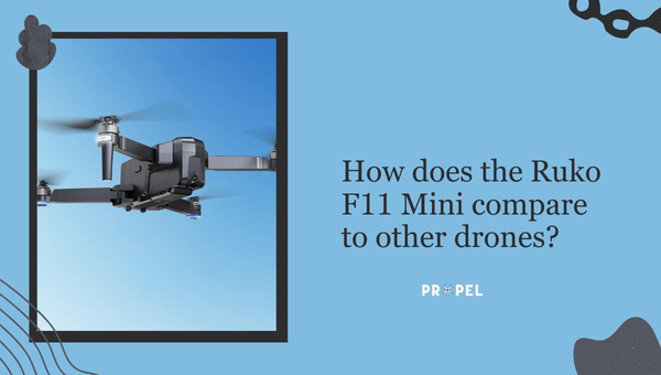 ¿Cómo se compara el Ruko F11 Mini con otros drones?