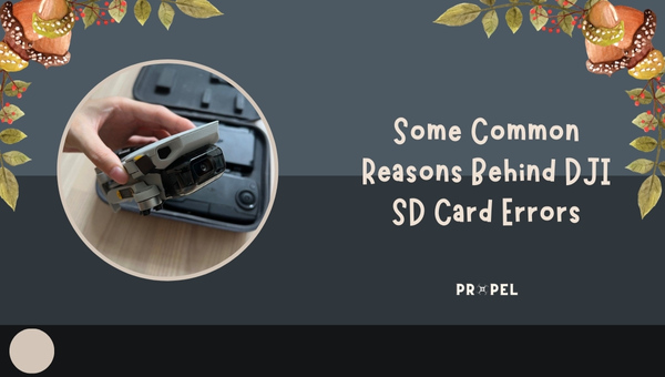 Algunas razones comunes detrás de los errores de la tarjeta SD DJI