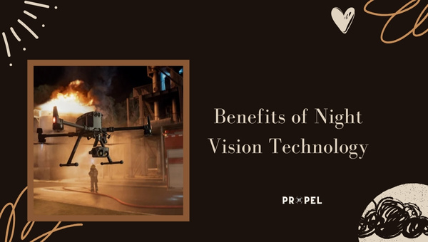 Benefícios do drone Night Vision