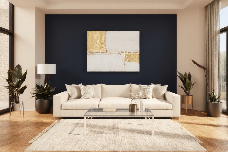 accent wall color choice