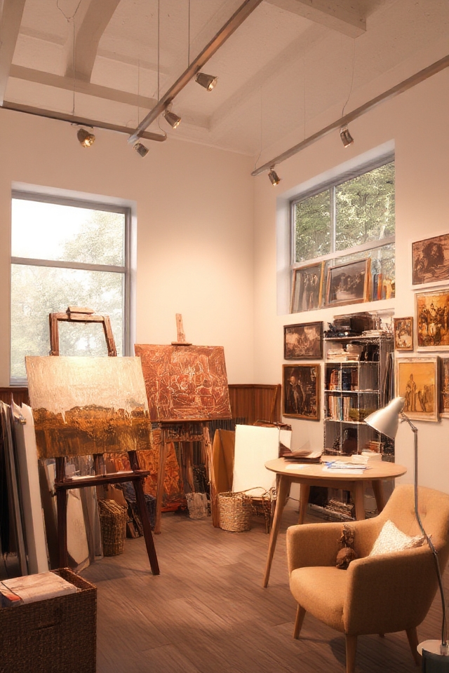adjustable lighting enhances creativity