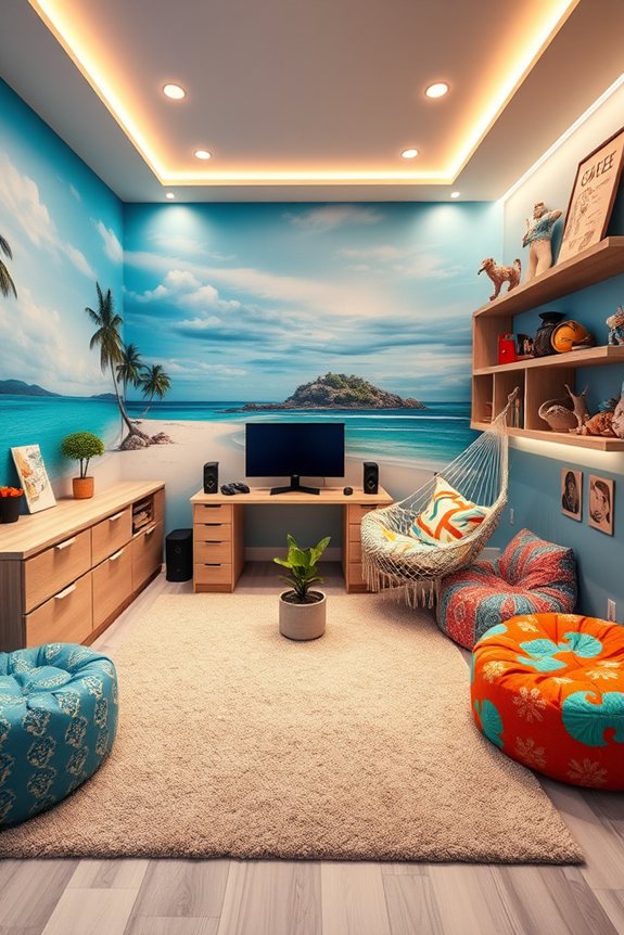 adventure island themed bedroom
