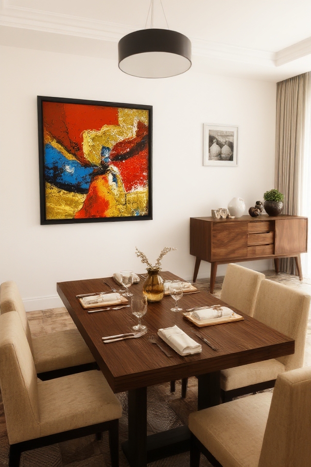 art as focal point