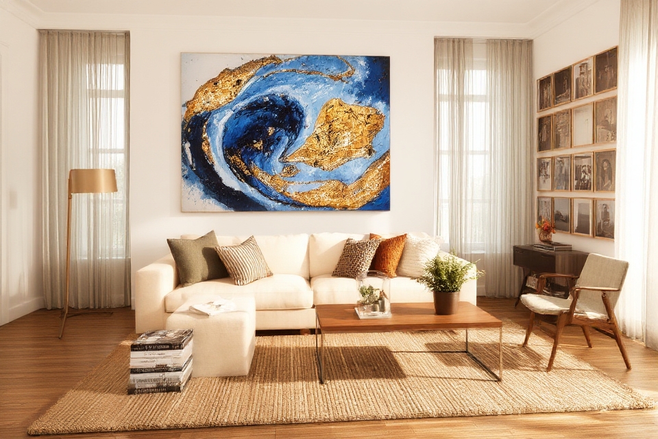 art enhances room atmosphere