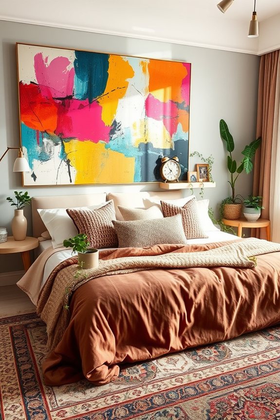 artful personalized bedroom decor