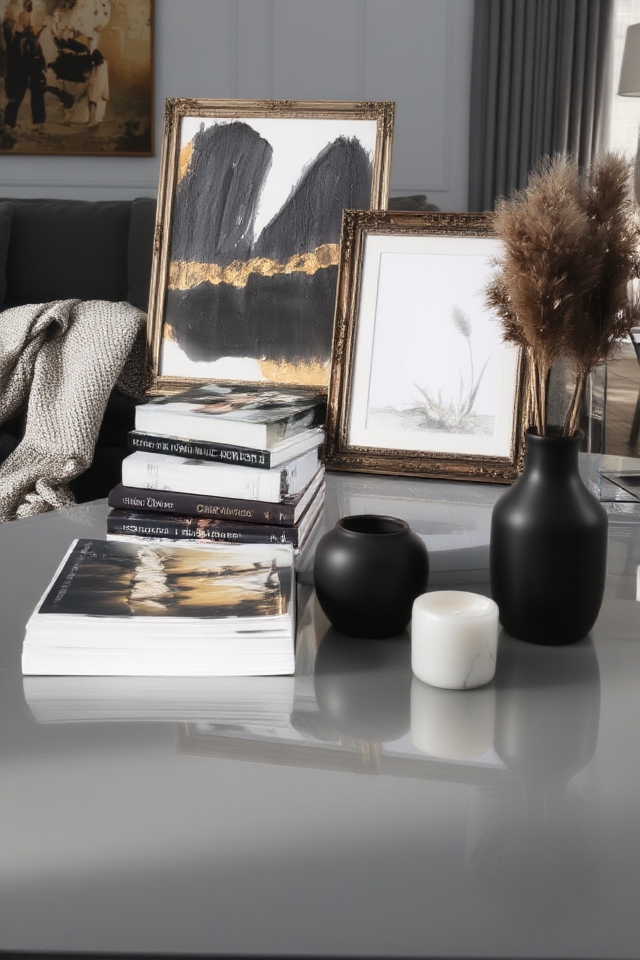 artistic coffee table display