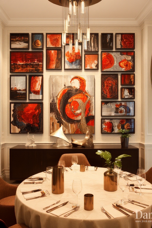 artistic expression enhances dining